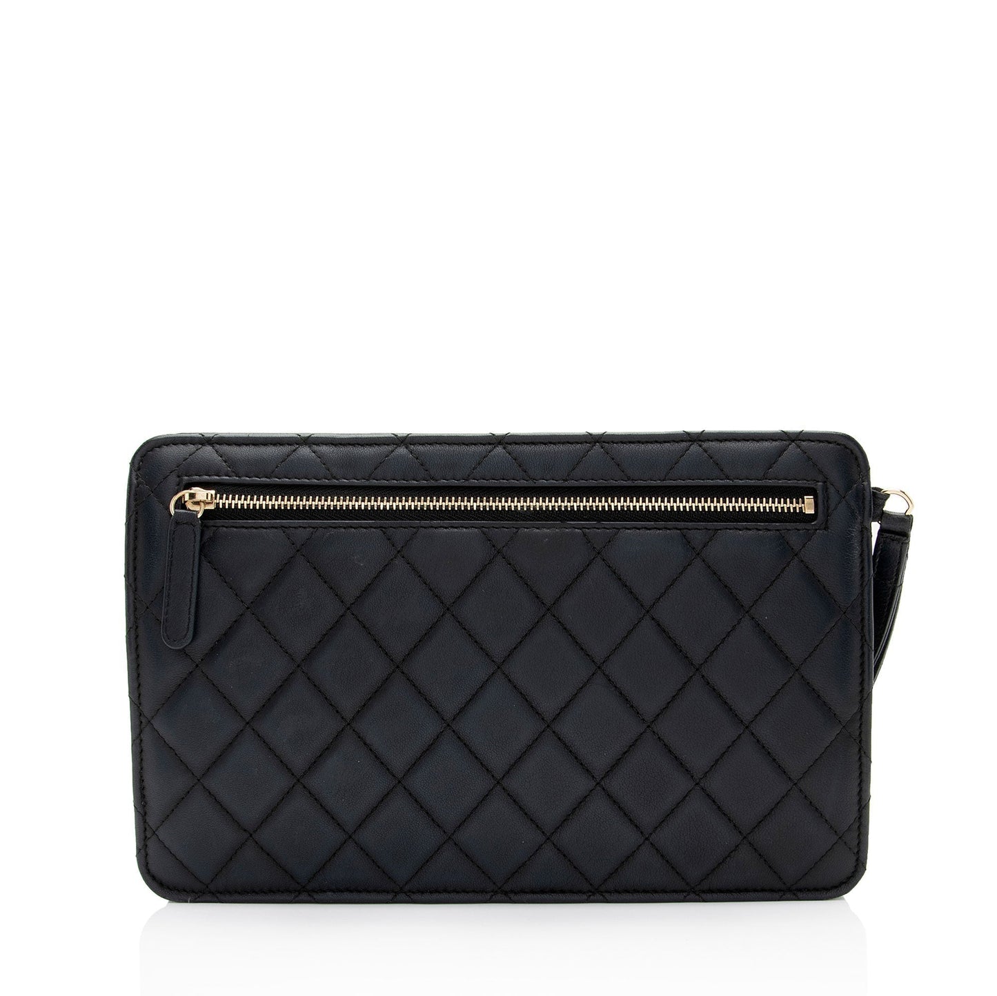 Chanel Caviar Leather Classic Trendy Pouch (SHF-PIhhms)
