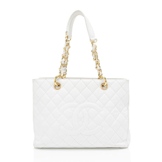 Chanel Caviar Leather Grand Shopping Tote