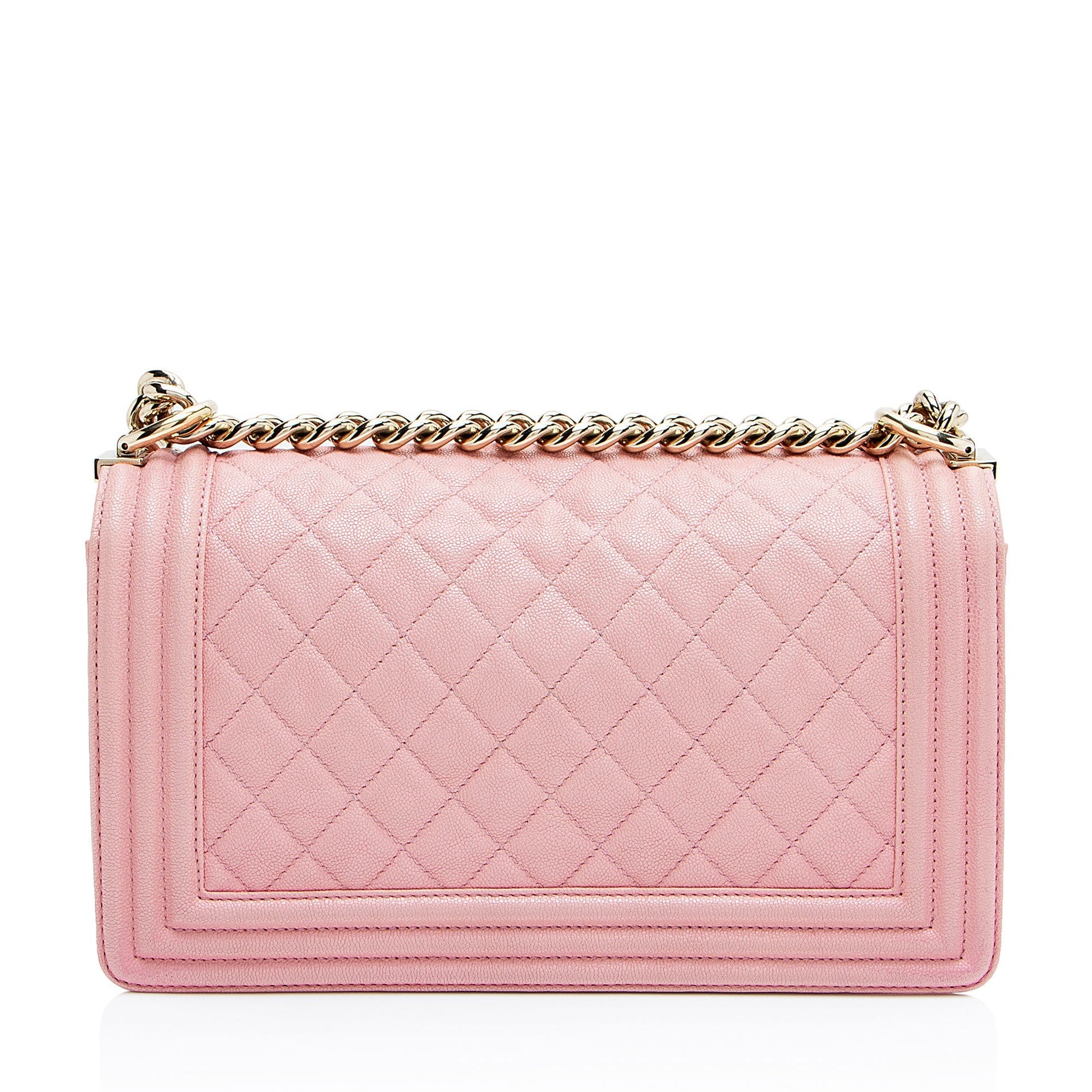 Chanel Caviar Leather Old Medium Boy Bag