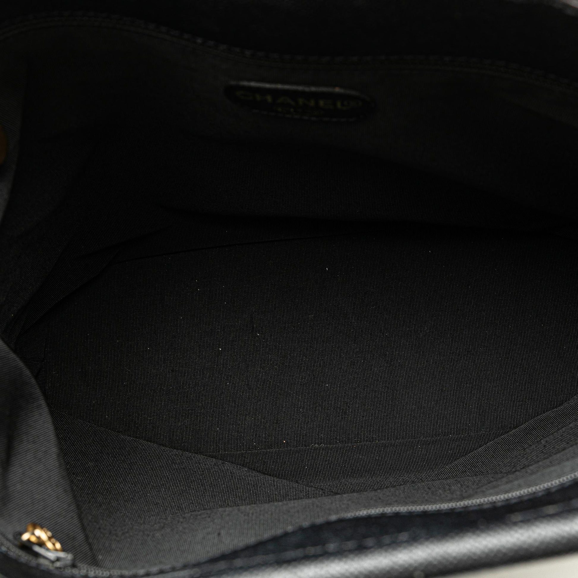 Chanel Caviar Tortoise Top Handle Tote