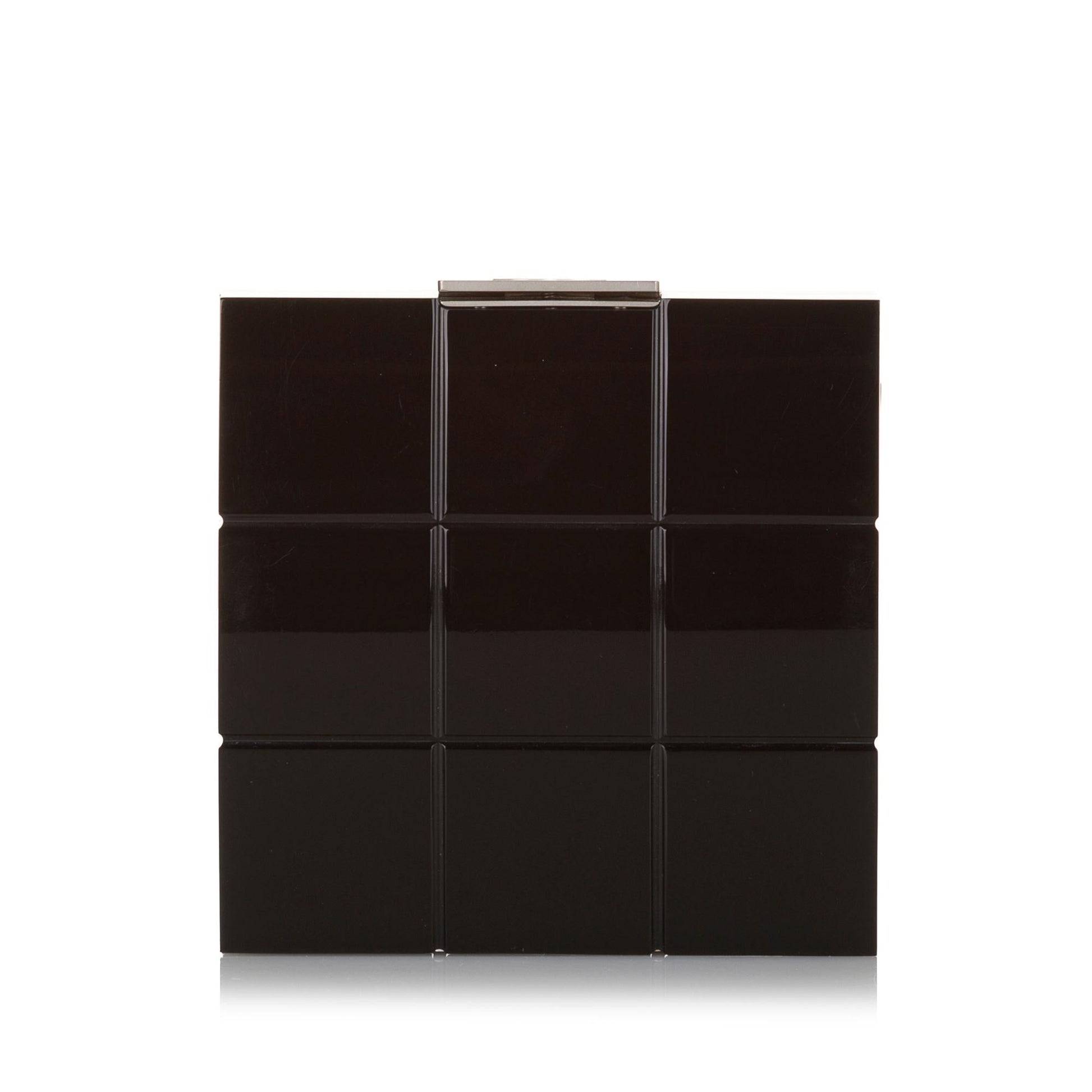 Chanel Choco Bar Lucite Perspex Clutch