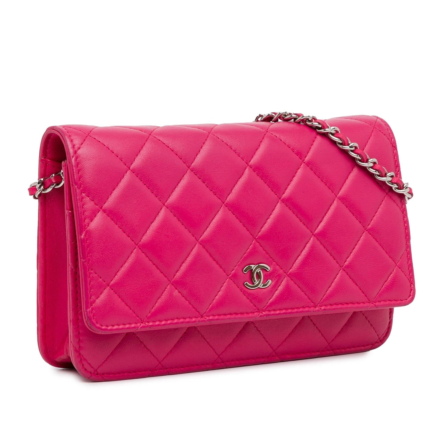 Chanel Classic Lambskin Wallet on Chain (SHG-odTePg) Crossbody