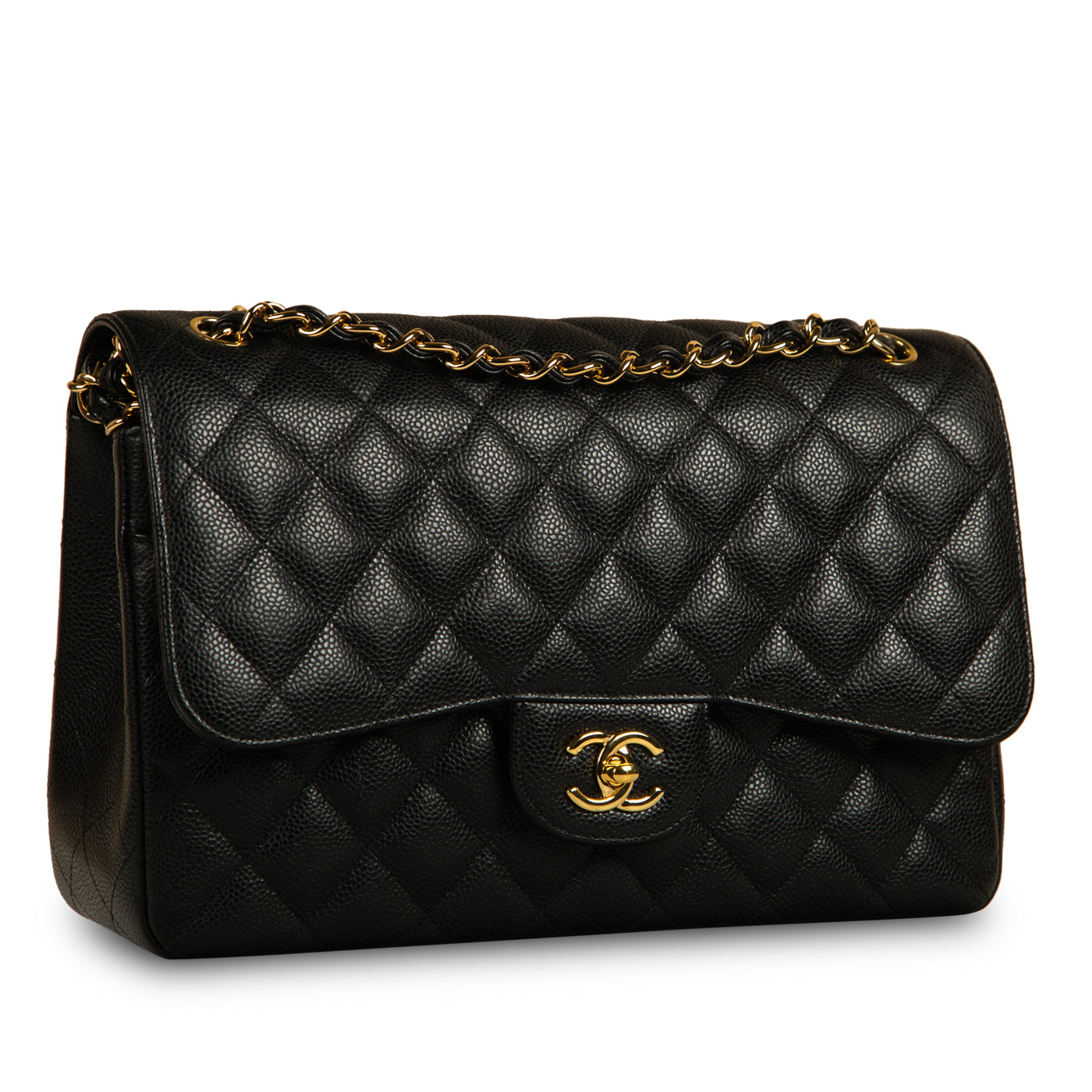 Chanel Classic Flap Bag - Jumbo - Caviar