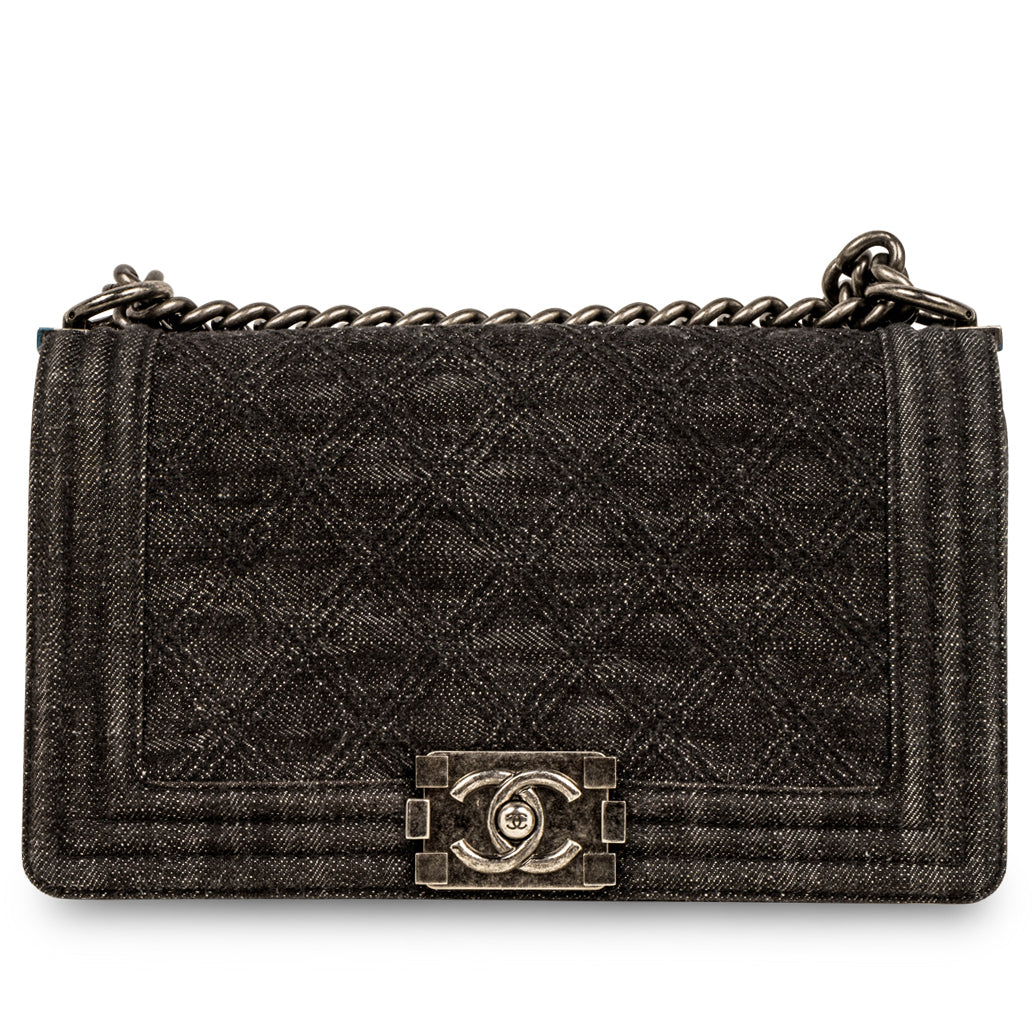 Chanel Denim Boy Bag - Old Medium