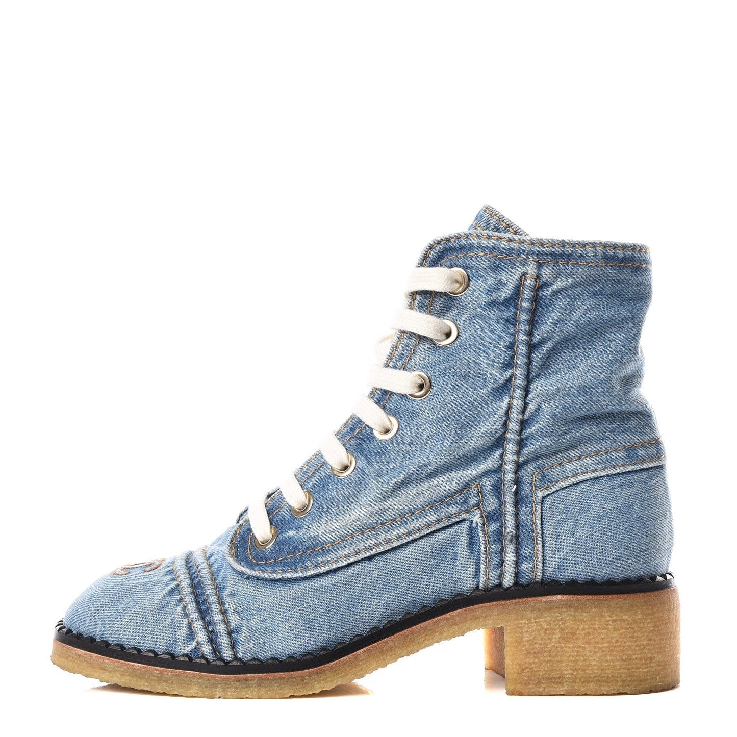 CHANEL LACE UP COMBAT BOOTIES Handbag