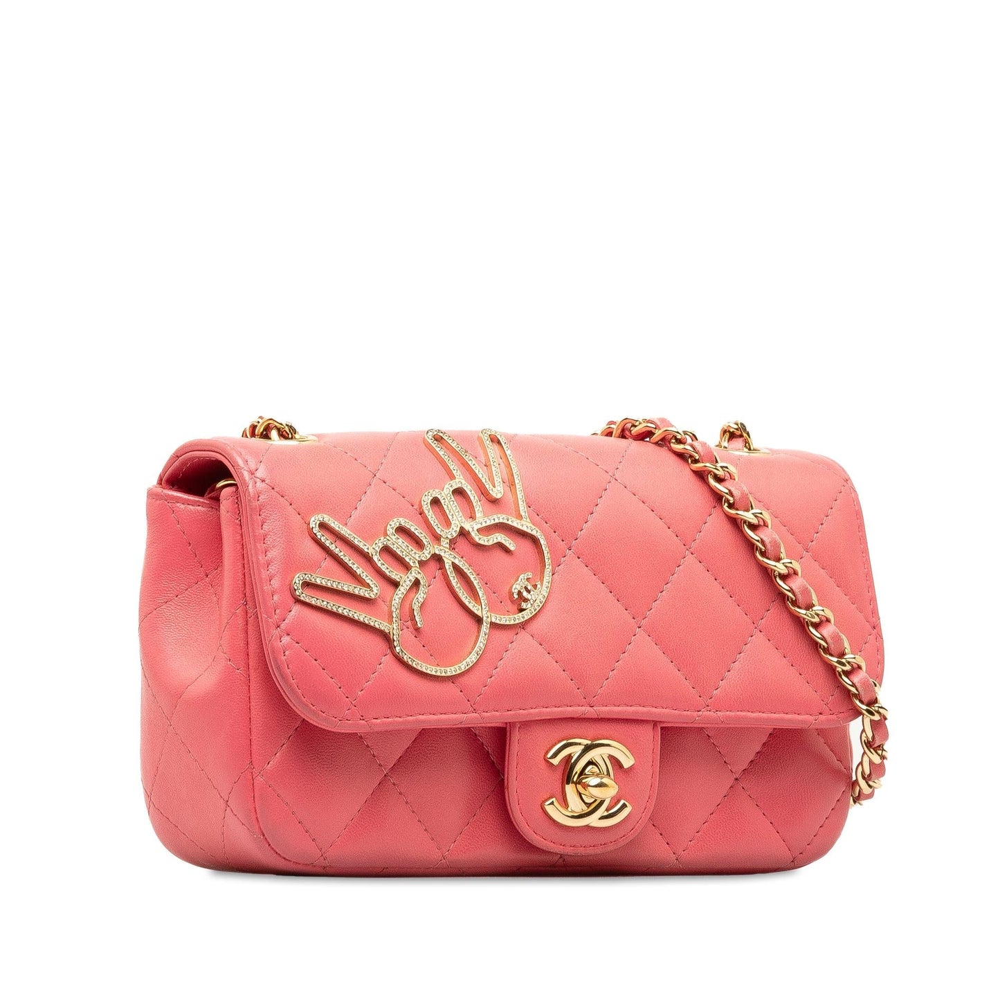 Chanel Extra Mini Lambskin V for Victory Flap (SHG-la8uiD) Crossbody