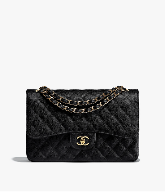 Chanel CAVIAR QUILTED JUMBO DOUBLE FLAP Bag
