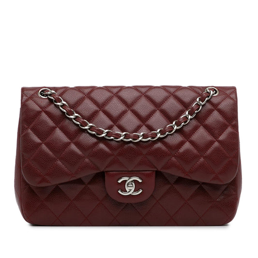Chanel Jumbo Classic Caviar Double Flap (SHG-KjVUlS) Shoulder Bag