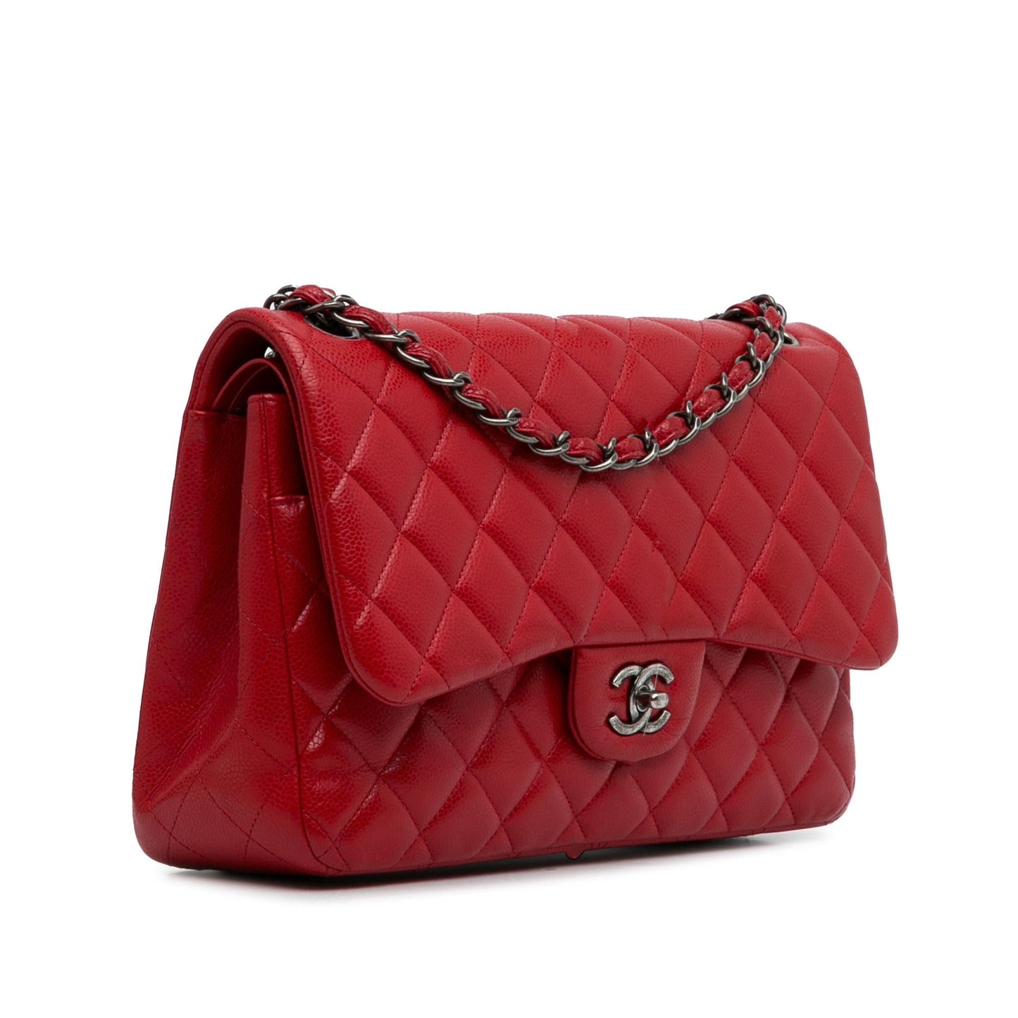 Chanel Jumbo Classic Caviar Double Flap (SHG-rzSVwh) Shoulder Bag