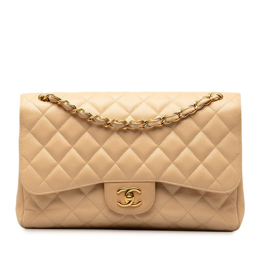 Chanel Jumbo Classic Caviar Double Flap (SHG-TG68Ji) Shoulder Bag