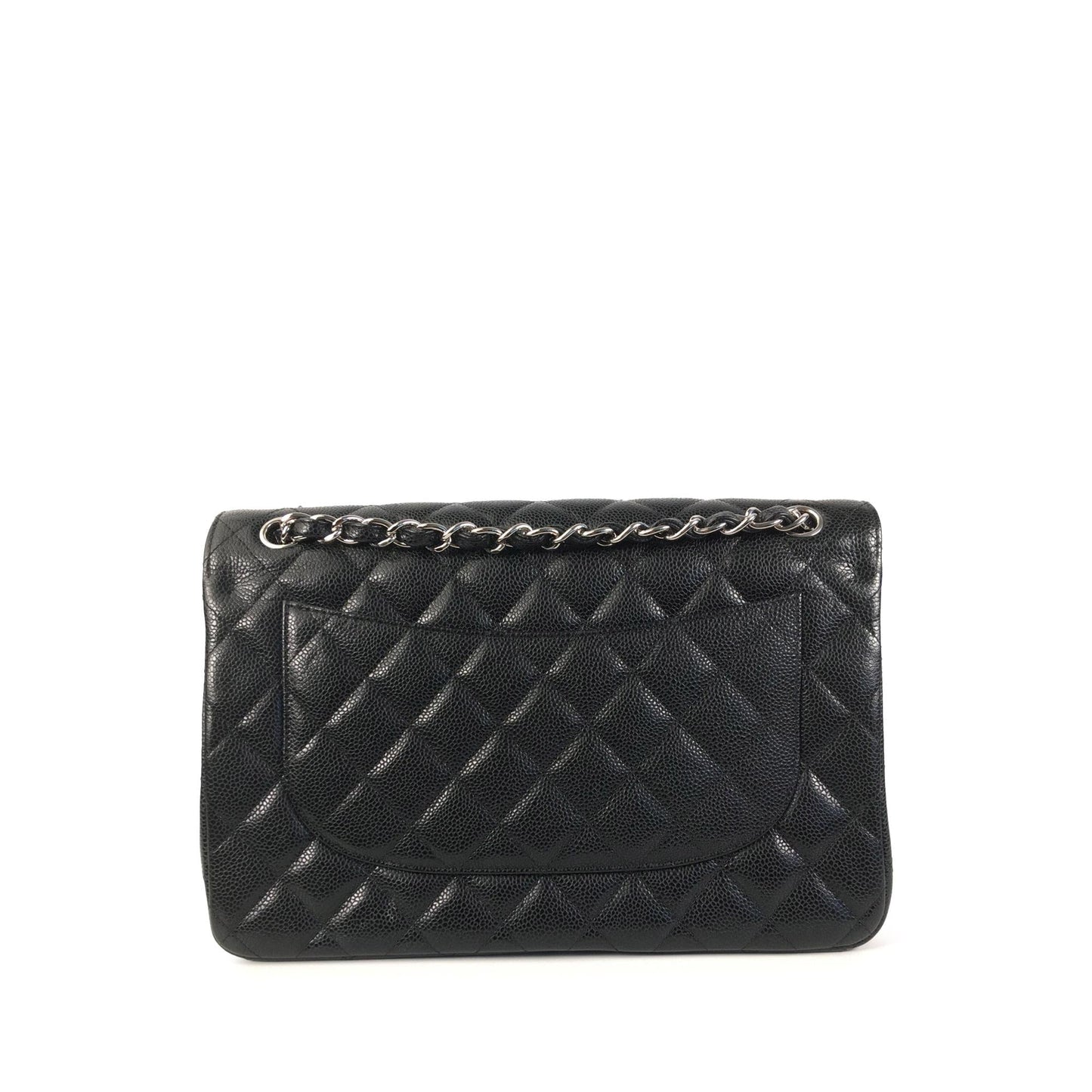 Chanel Jumbo Classic Caviar Double Flap (SHG-Ci6Lg1) Shoulder Bag