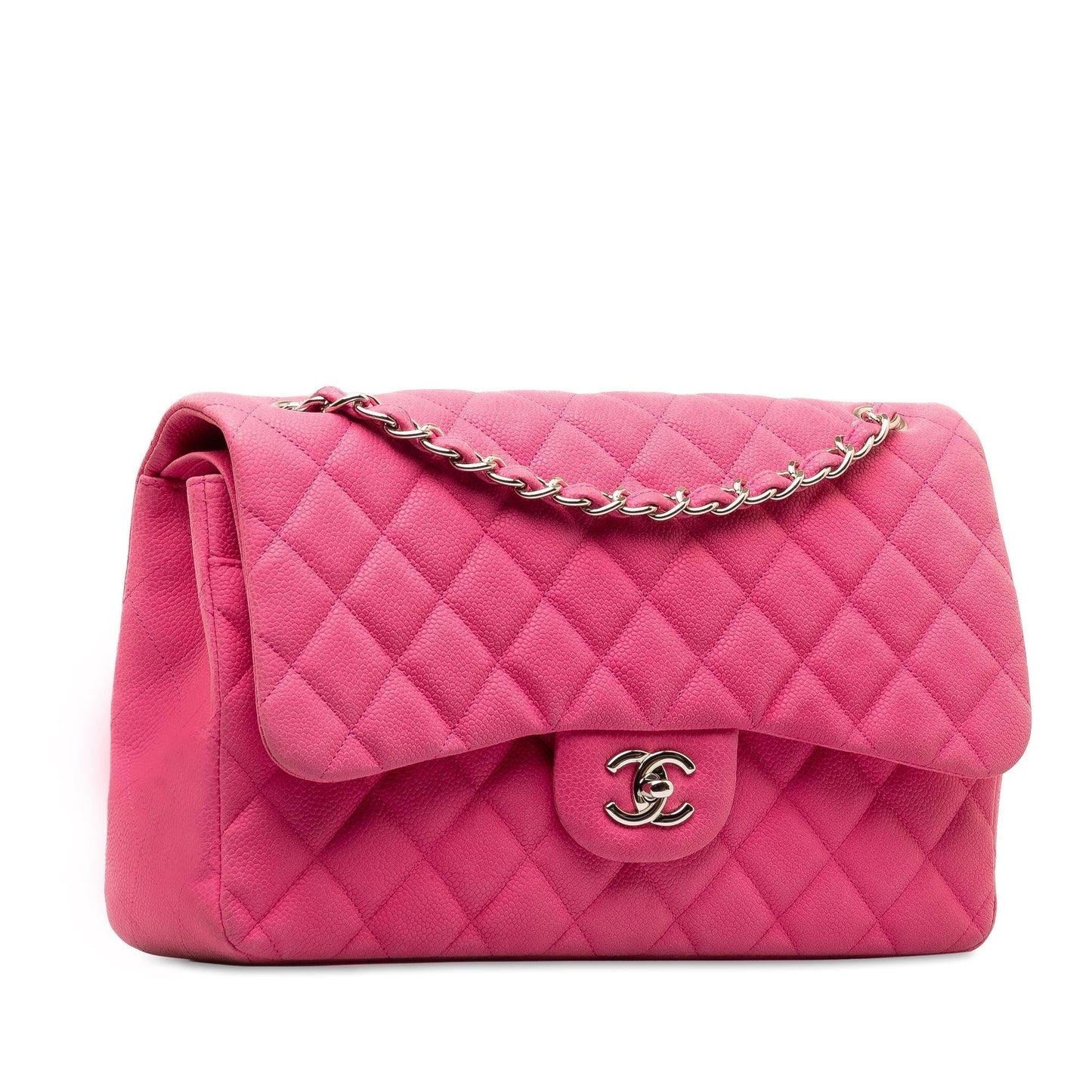Chanel Jumbo Classic Caviar Double Flap (SHG-AaClhK) Shoulder Bag