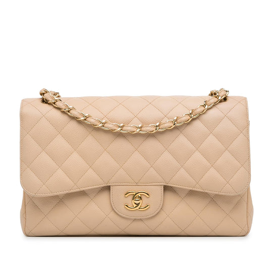 Chanel Jumbo Classic Caviar Double Flap (SHG-lqMXv8) Shoulder Bag