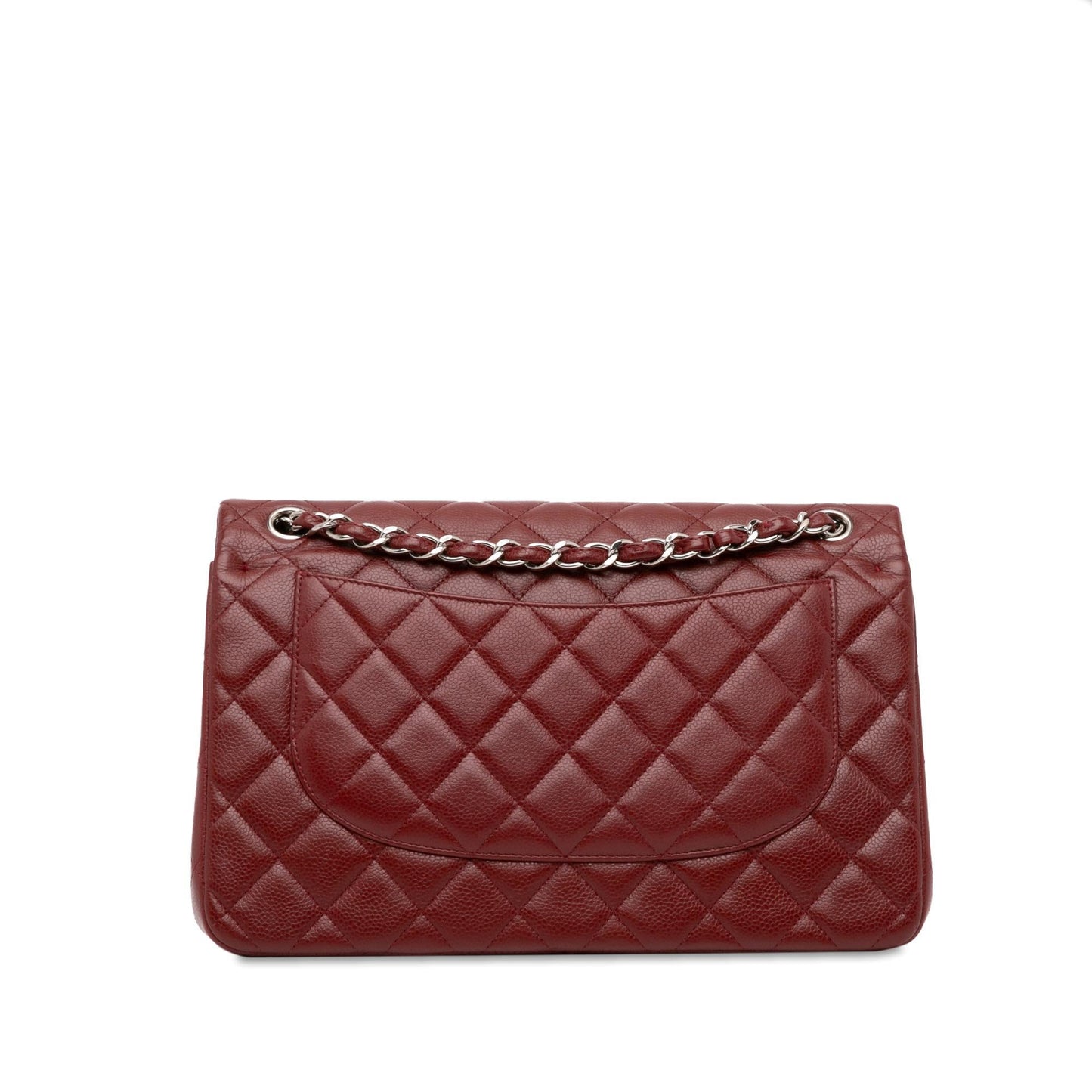 Chanel Jumbo Classic Caviar Double Flap (SHG-Hagc07) Shoulder Bag