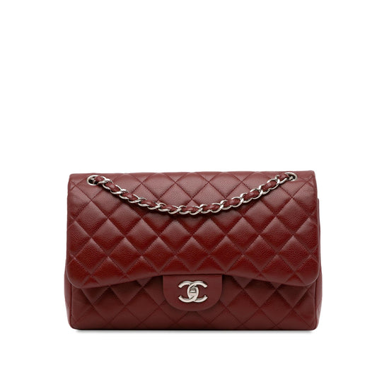 Chanel Jumbo Classic Caviar Double Flap (SHG-Hagc07) Shoulder Bag