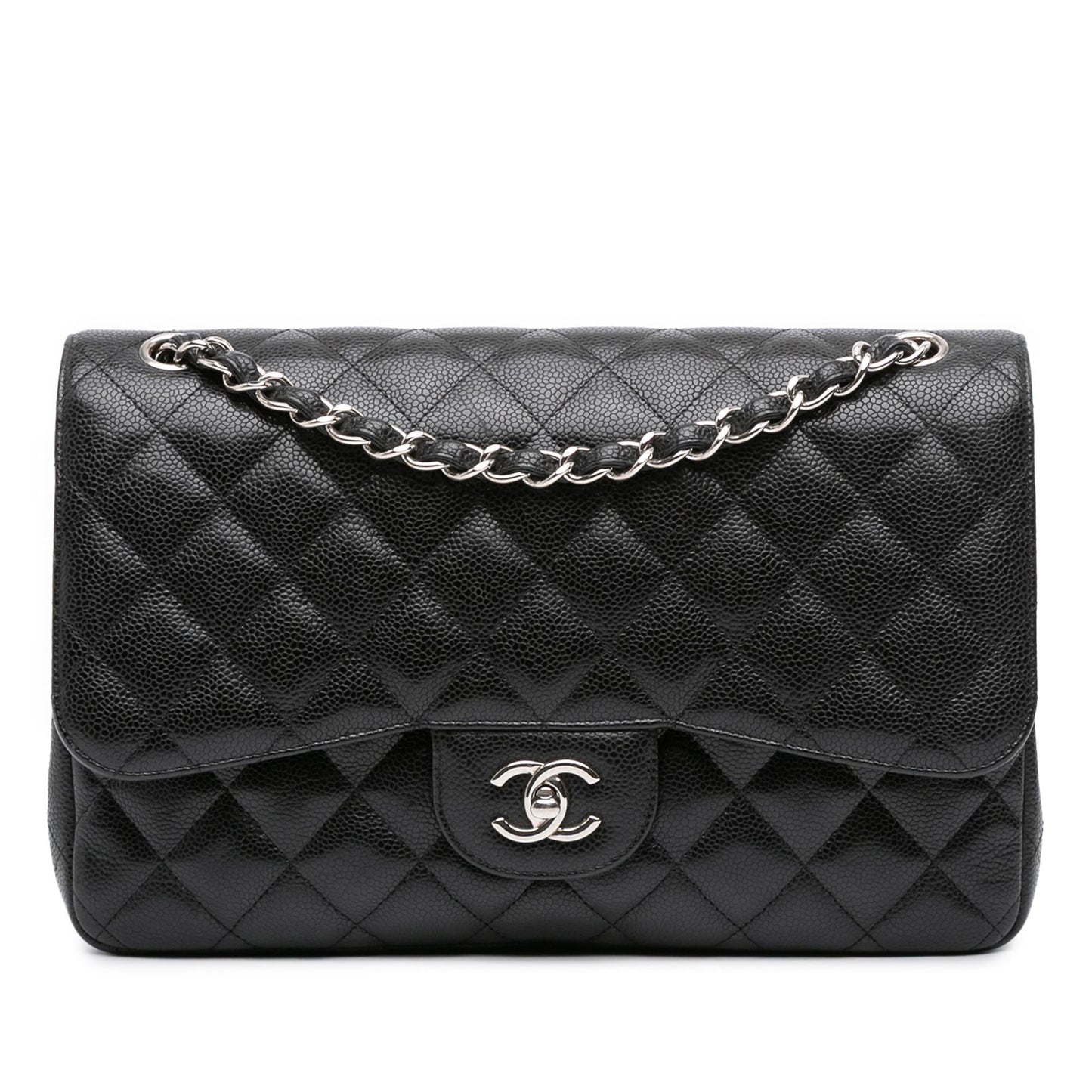 Chanel Jumbo Classic Caviar Double Flap