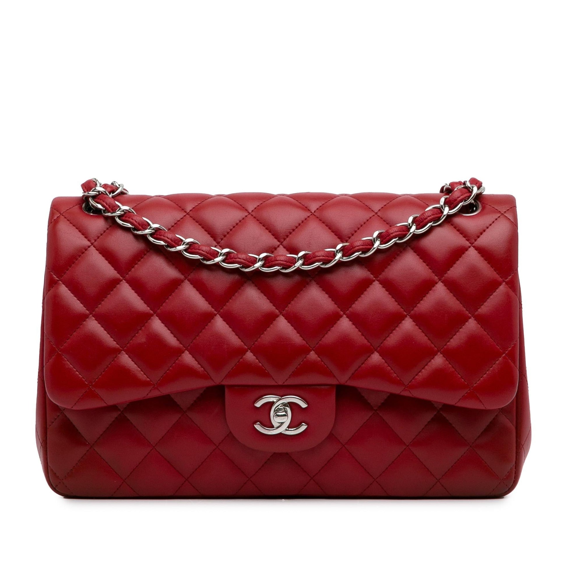 Chanel Jumbo Classic Lambskin Double Flap (SHG-ksAdvm) Shoulder Bag