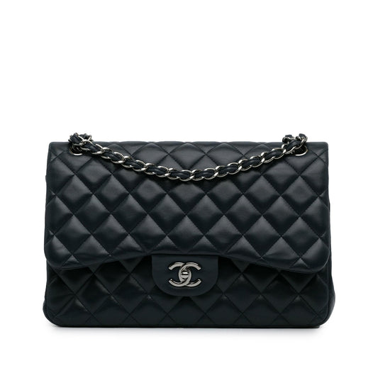 Chanel Jumbo Classic Lambskin Double Flap (SHG-BuJDKE) Shoulder Bag