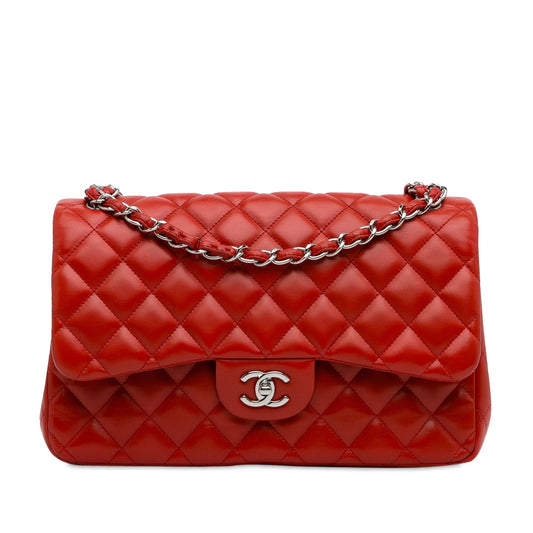 Chanel Jumbo Classic Lambskin Double Flap (SHG-Y3xCAz) Shoulder Bag