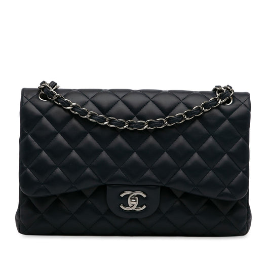 Chanel Jumbo Classic Lambskin Double Flap (SHG-6ybnBt) Shoulder Bag