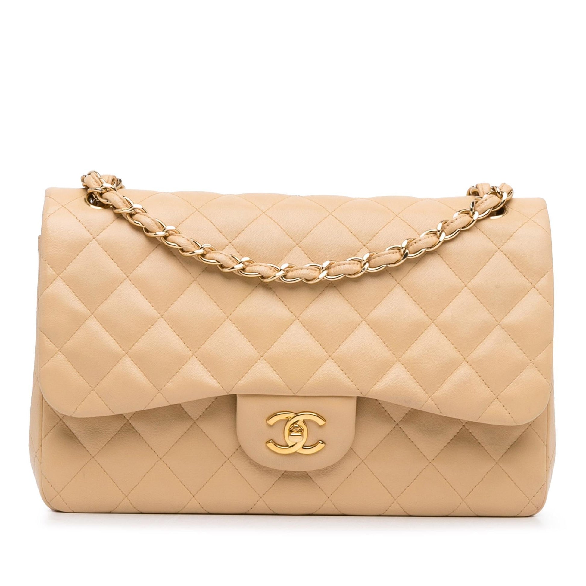 Chanel Jumbo Classic Lambskin Double Flap (SHG-NG9ZlD) Shoulder Bag