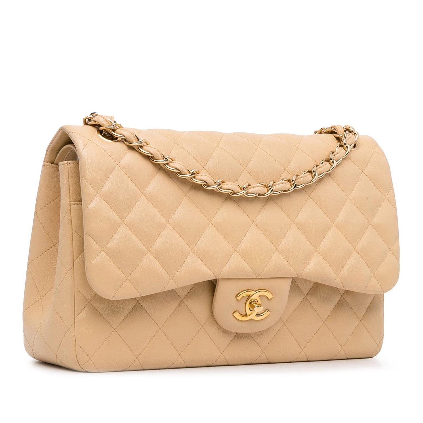 Chanel Jumbo Classic Lambskin Double Flap (SHG-NG9ZlD) Shoulder Bag
