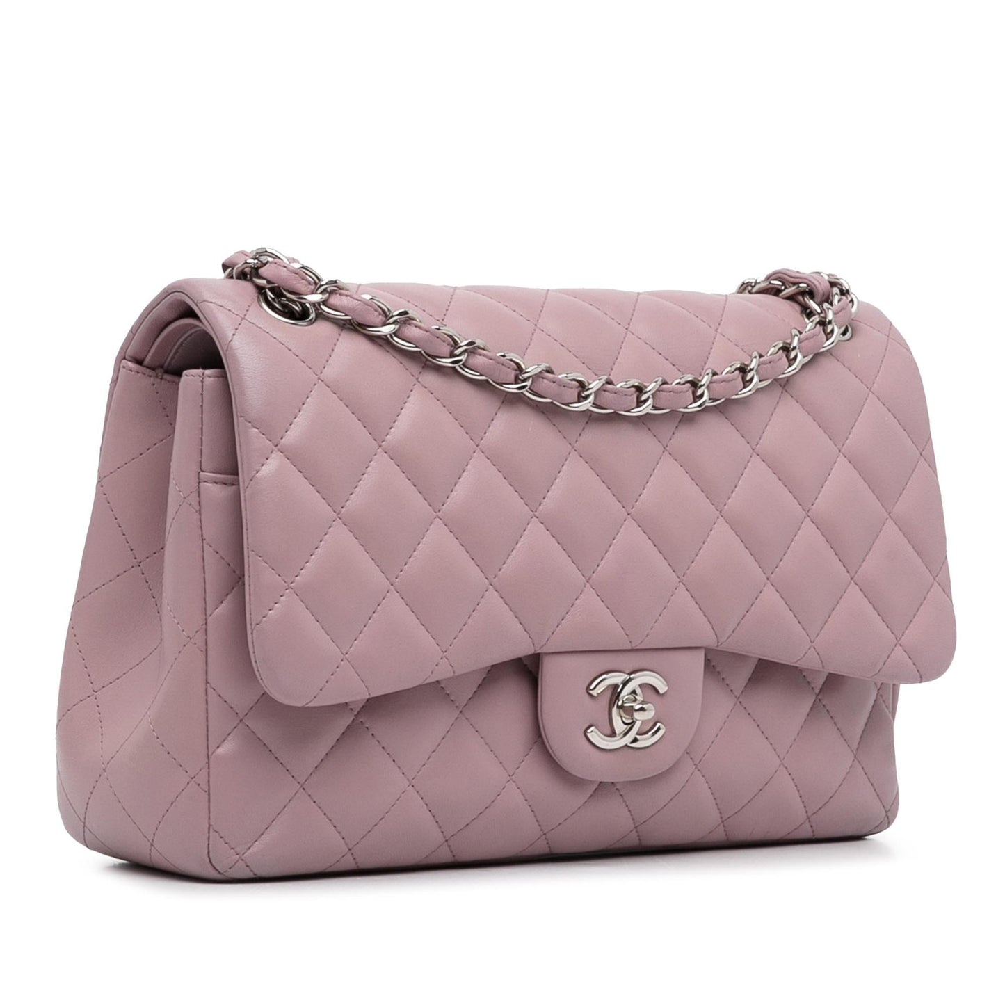 Chanel Jumbo Classic Lambskin Double Flap (SHG-YKf1S1) Shoulder Bag
