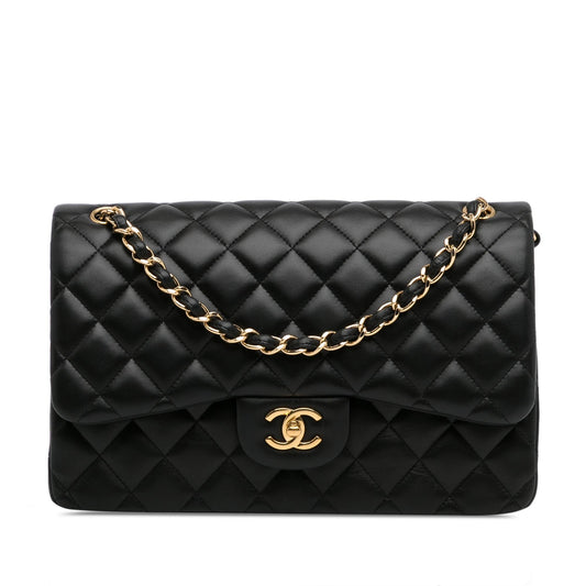 Chanel Jumbo Classic Lambskin Double Flap (SHG-9p8KiG) Shoulder Bag
