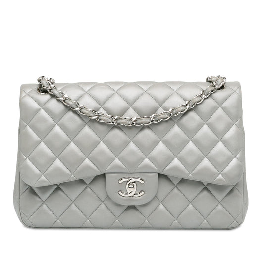 Chanel Jumbo Classic Lambskin Double Flap (SHG-FFE2dS) Shoulder Bag