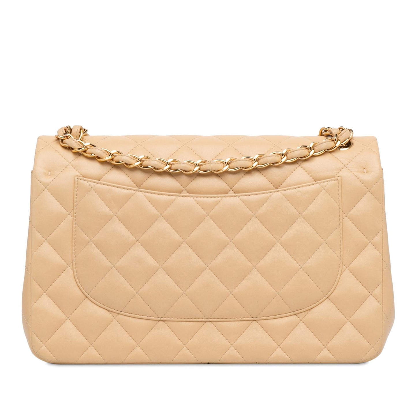 Chanel Jumbo Classic Lambskin Double Flap (SHG-evy6Et) Shoulder Bag