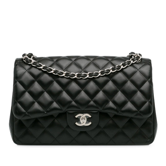 Chanel Jumbo Classic Lambskin Double Flap (SHG-WX0kkI) Shoulder Bag
