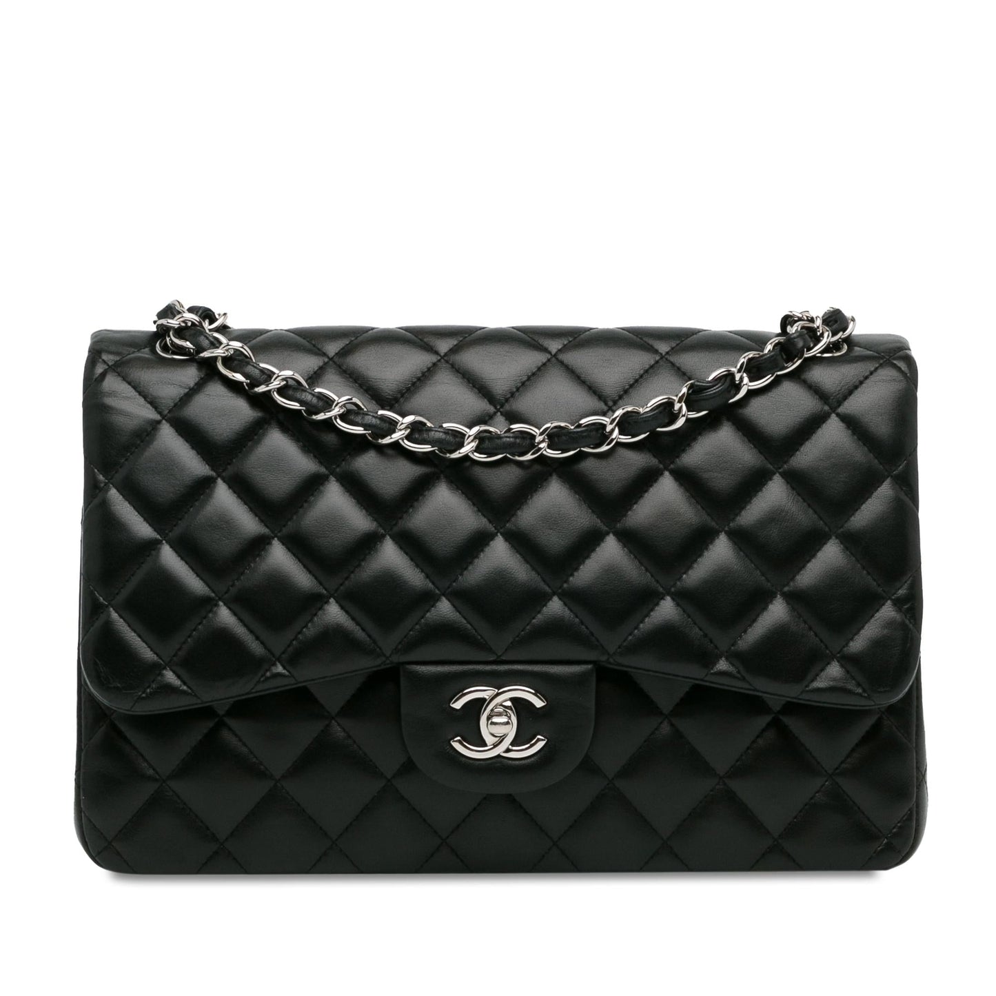 Chanel Jumbo Classic Lambskin Double Flap (SHG-KQtcrc) Shoulder Bag