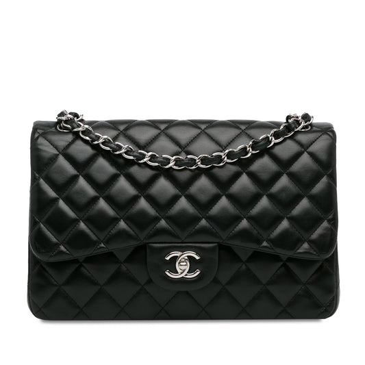 Chanel Jumbo Classic Lambskin Double Flap (SHG-KQtcrc) Shoulder Bag