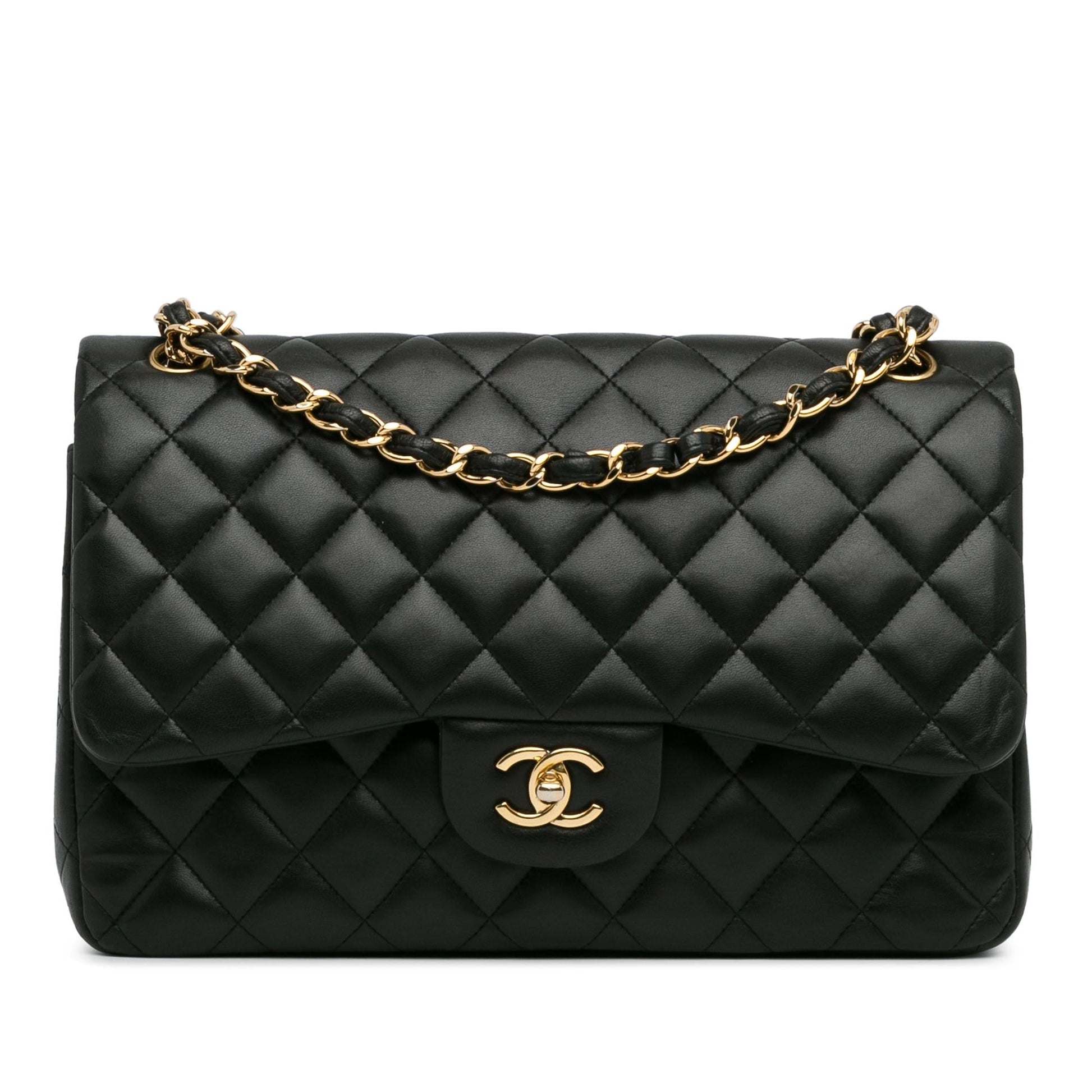 Chanel Jumbo Classic Lambskin Double Flap (SHG-DIrJtq) Shoulder Bag