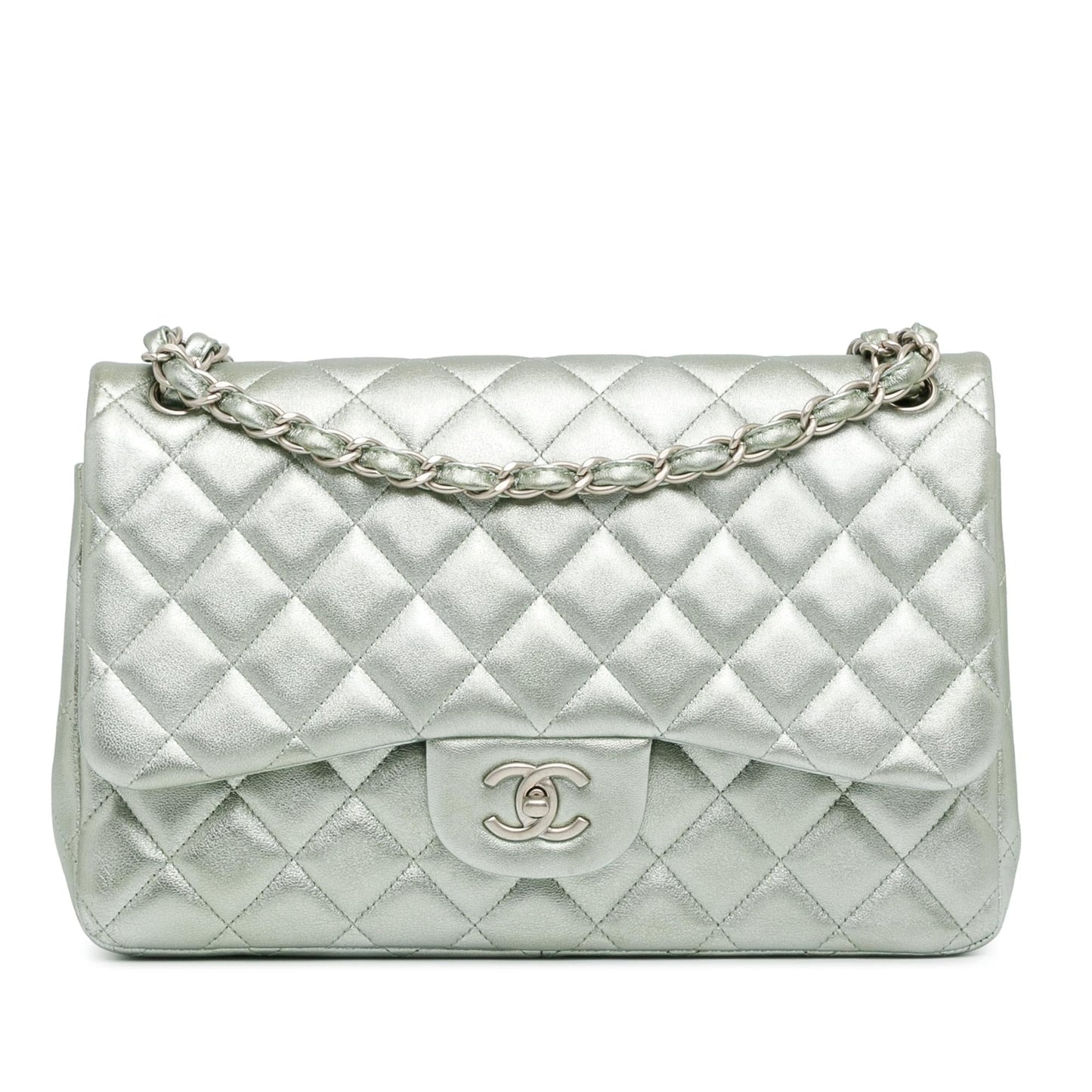 Chanel Jumbo Classic Lambskin Double Flap (SHG-j5p84x) Shoulder Bag