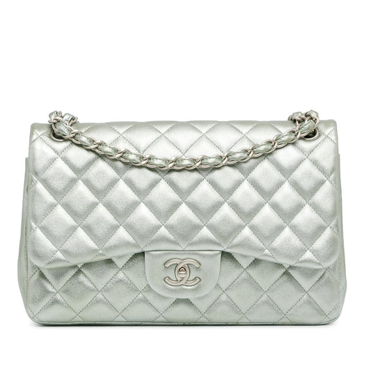 Chanel Jumbo Classic Lambskin Double Flap (SHG-j5p84x) Shoulder Bag