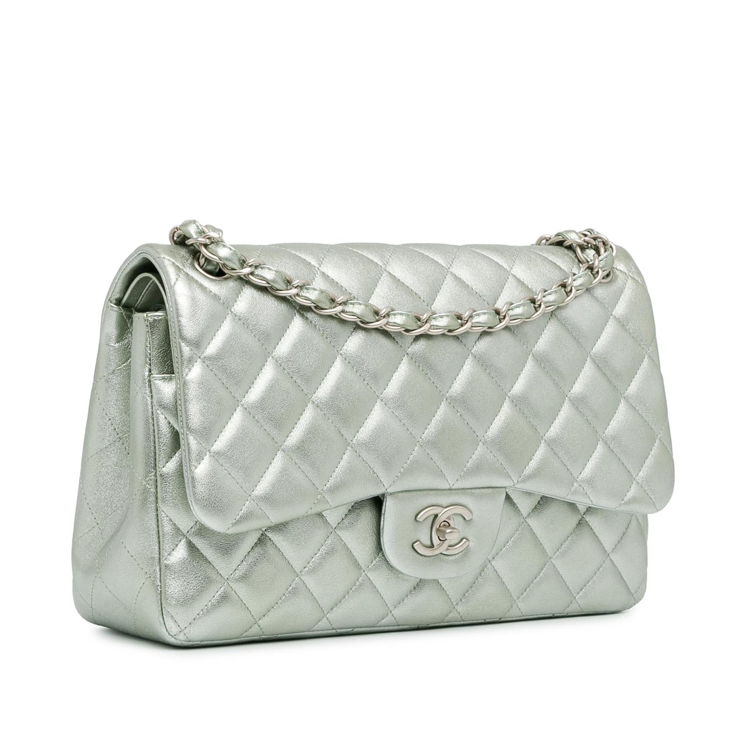 Chanel Jumbo Classic Lambskin Double Flap (SHG-j5p84x) Shoulder Bag