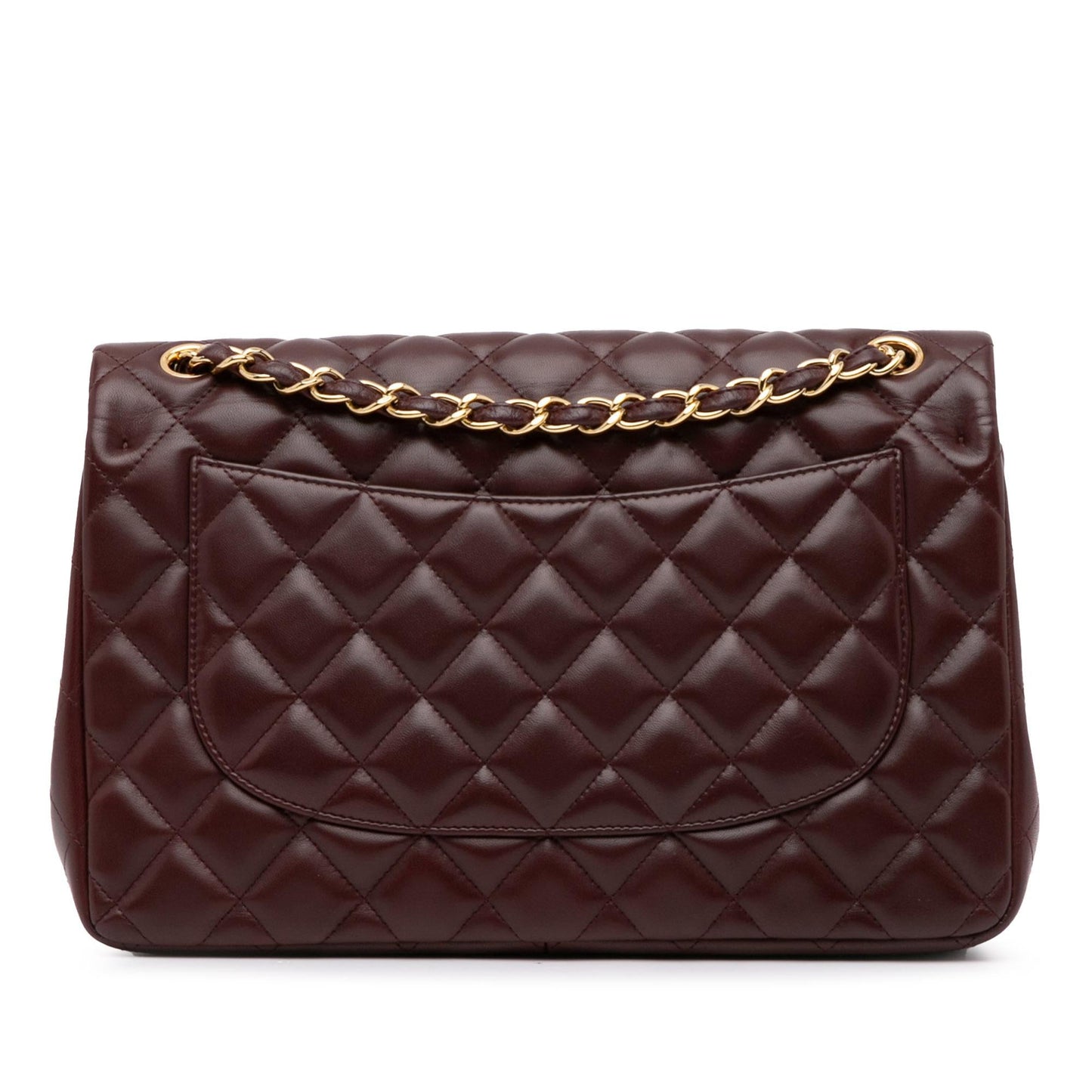 Chanel Jumbo Classic Lambskin Double Flap (SHG-osJRK4) Shoulder Bag