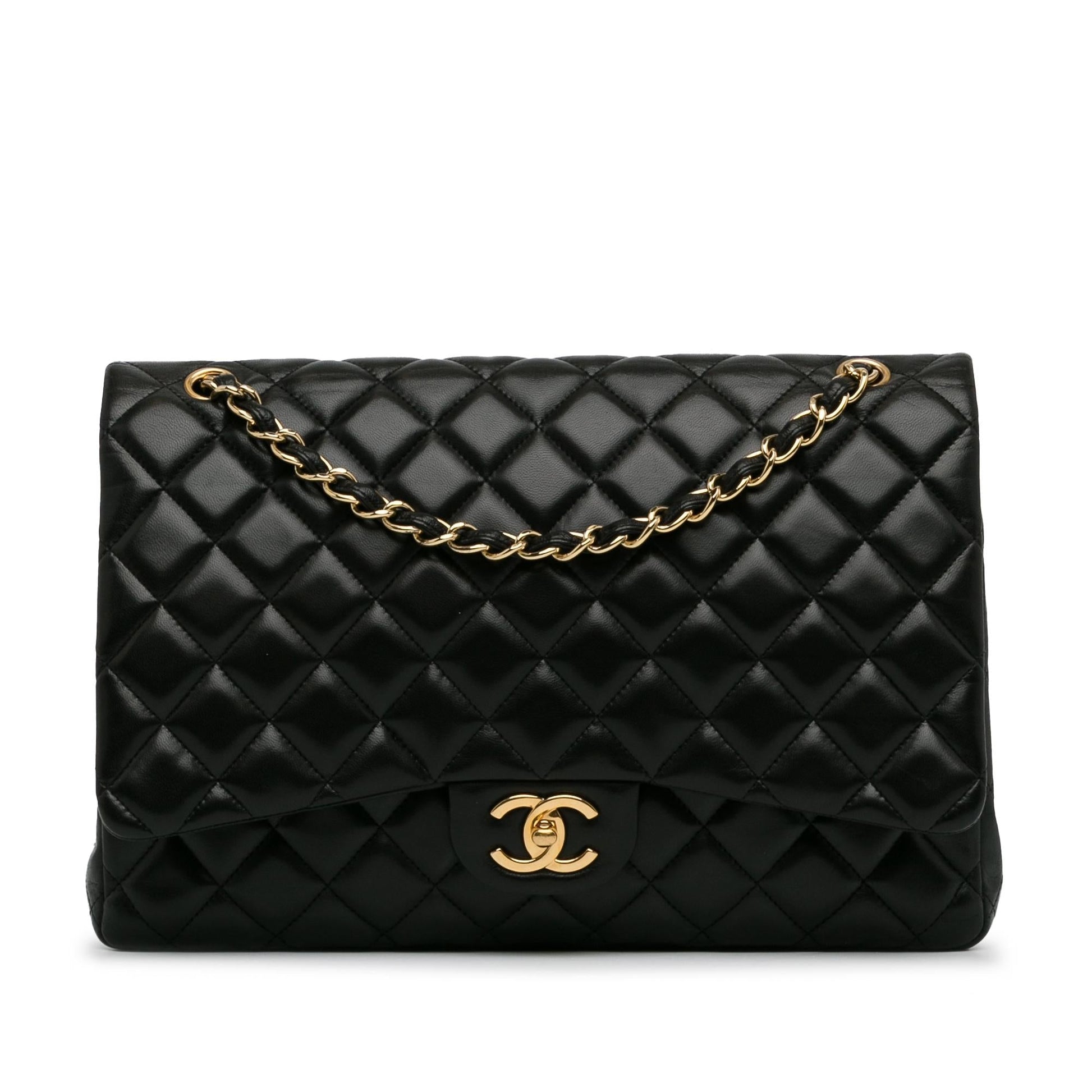 Chanel Jumbo Classic Lambskin Double Flap (SHG-sK91Ny) Shoulder Bag
