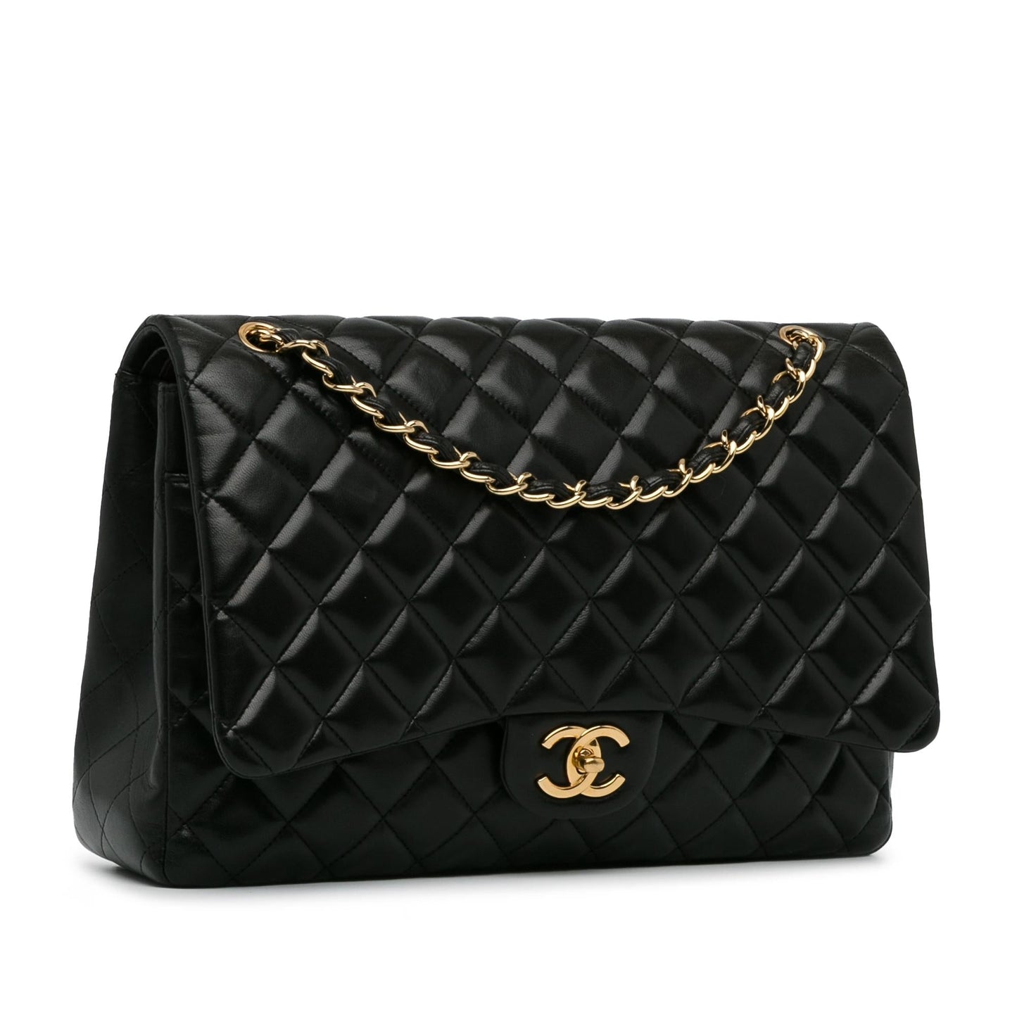 Chanel Jumbo Classic Lambskin Double Flap (SHG-sK91Ny) Shoulder Bag