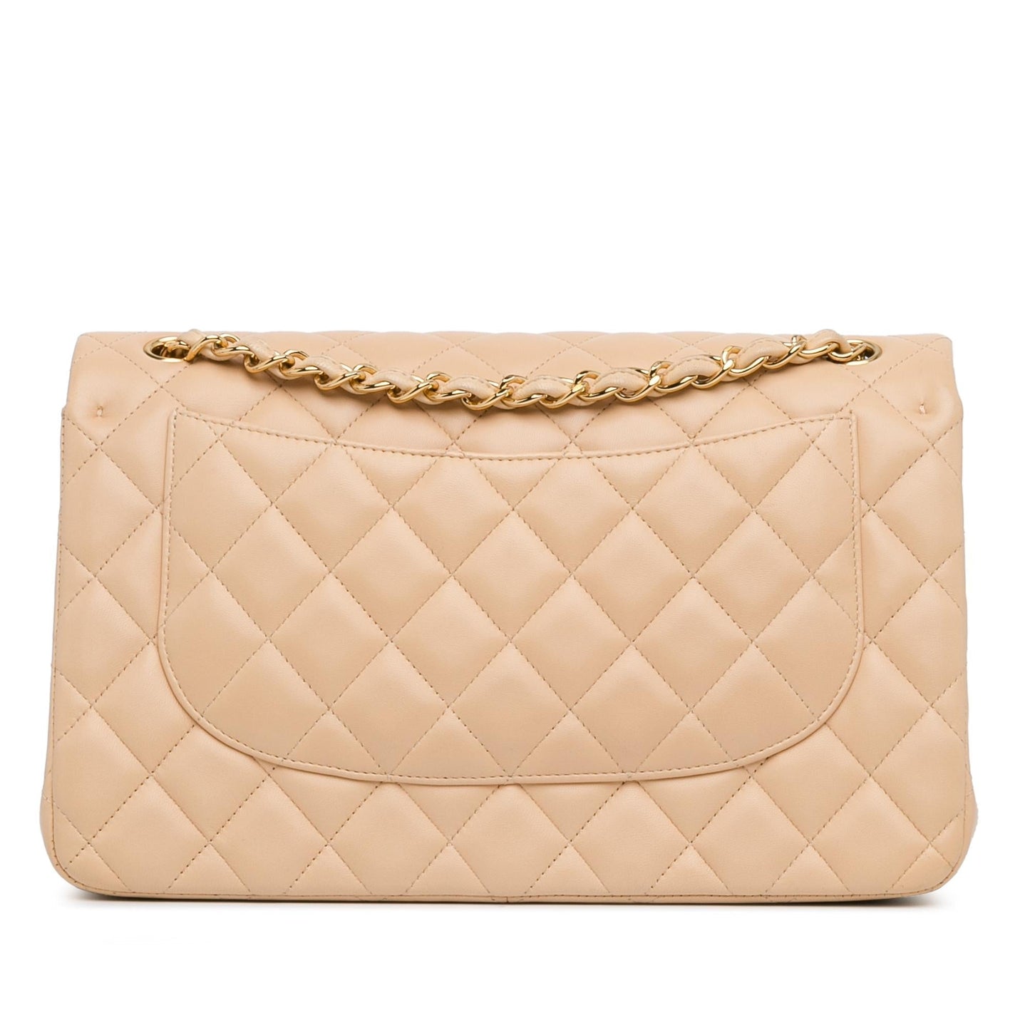 Chanel Jumbo Classic Lambskin Double Flap (SHG-FtOyqZ) Shoulder Bag