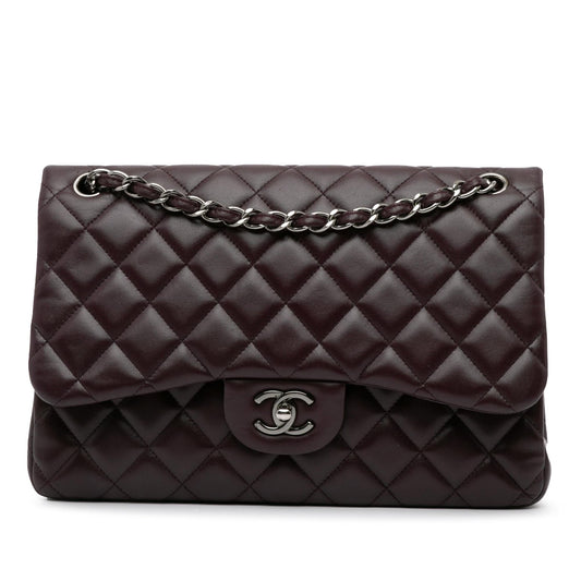 Chanel Jumbo Classic Lambskin Double Flap (SHG-rIFMOP) Shoulder Bag