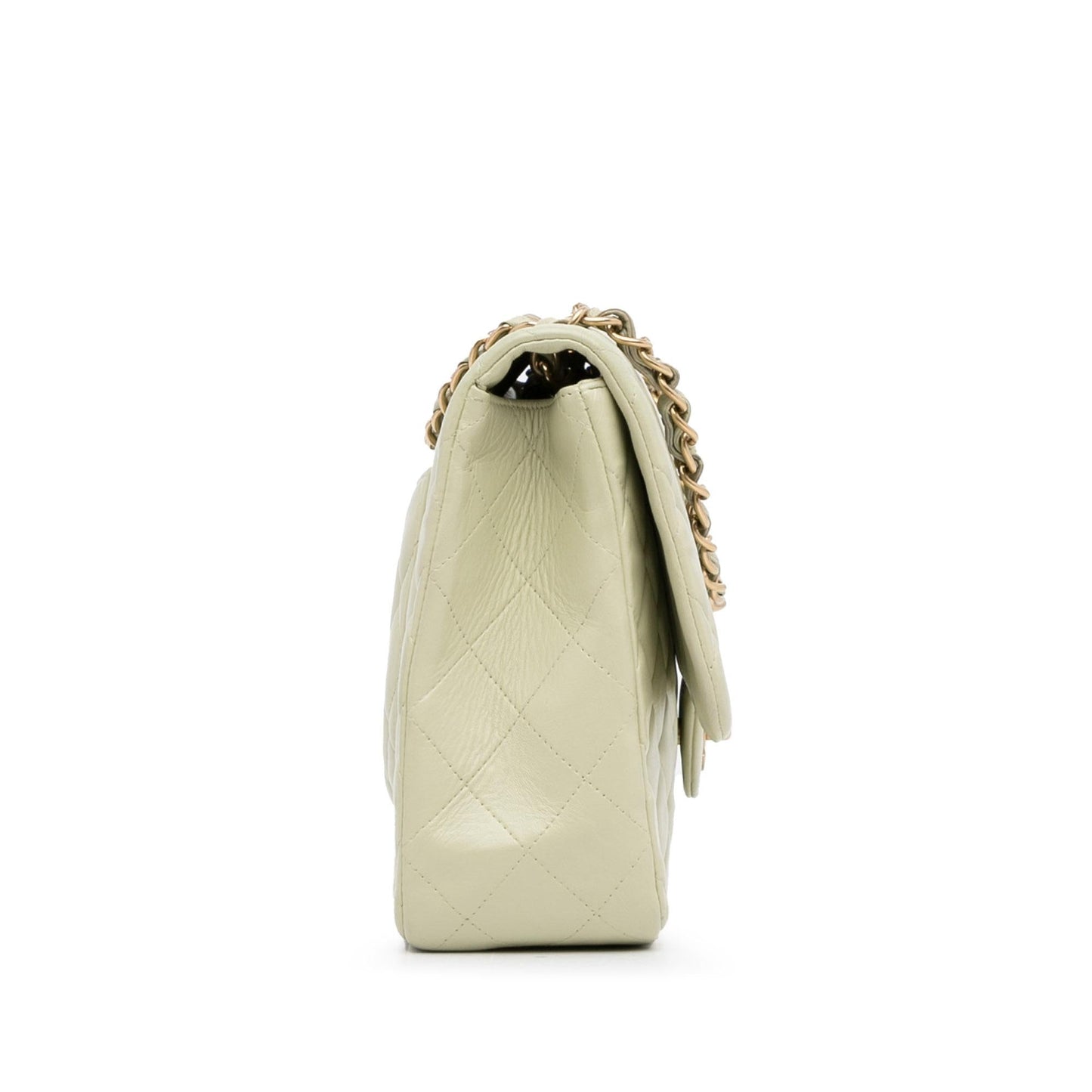 Chanel Jumbo Classic Lambskin Single Flap (SHG-RAwy5g) Shoulder Bag