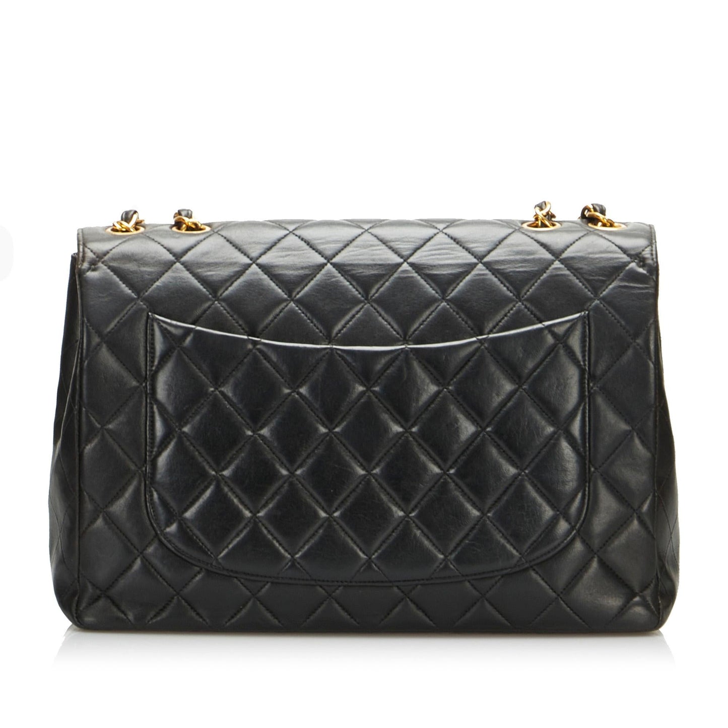 Chanel Jumbo Classic Lambskin Single Flap (SHG-f1GsEa) Shoulder Bag