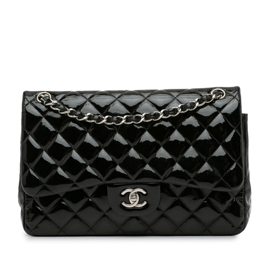 Chanel Jumbo Classic Patent Double Flap (SHG-67ErRs) Shoulder Bag