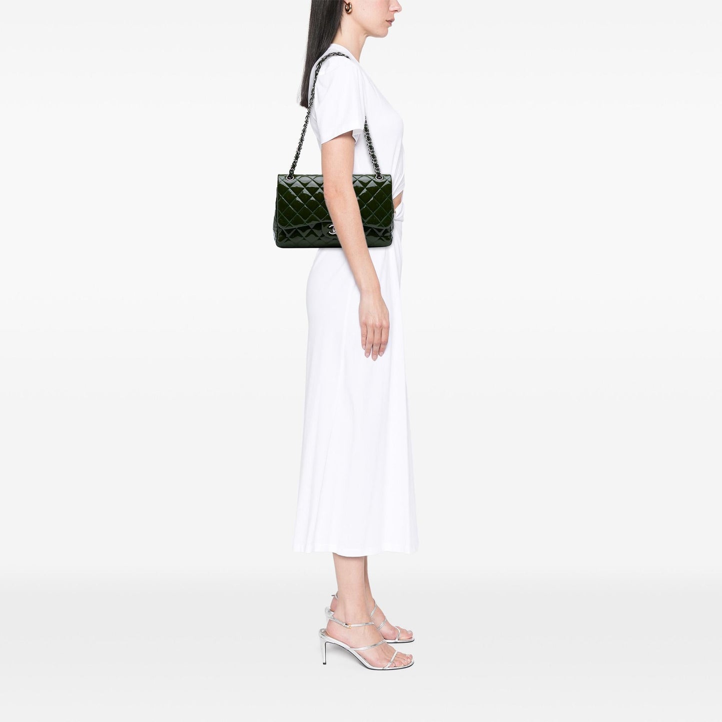 Chanel Jumbo Classic Patent Double Flap