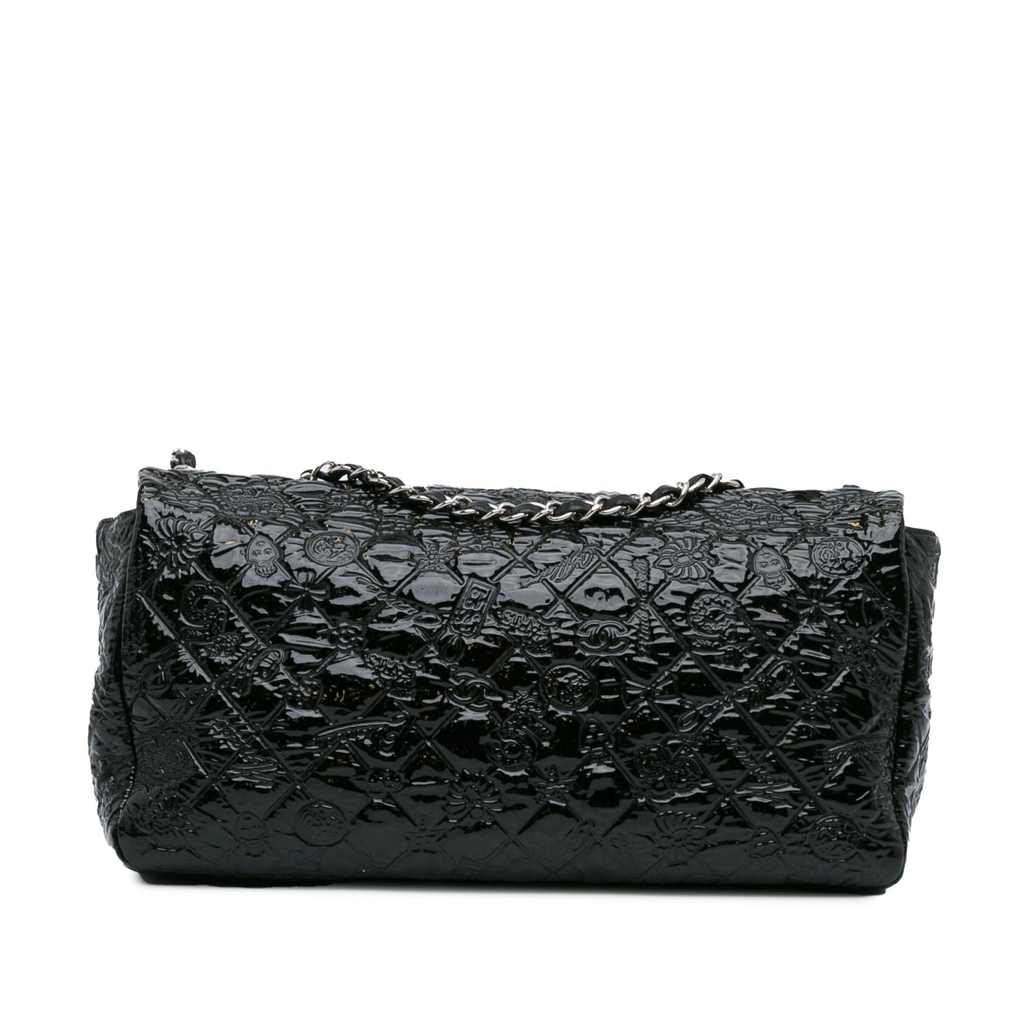Chanel Jumbo Patent Lucky Symbols Flap (SHG-IatIl6) Shoulder Bag