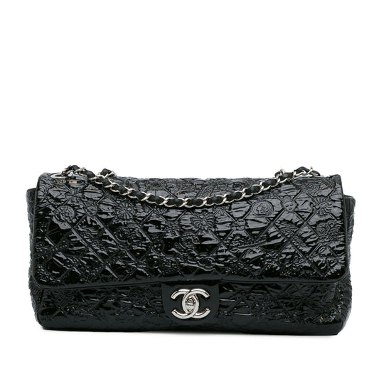 Chanel Jumbo Patent Lucky Symbols Flap (SHG-IatIl6) Shoulder Bag