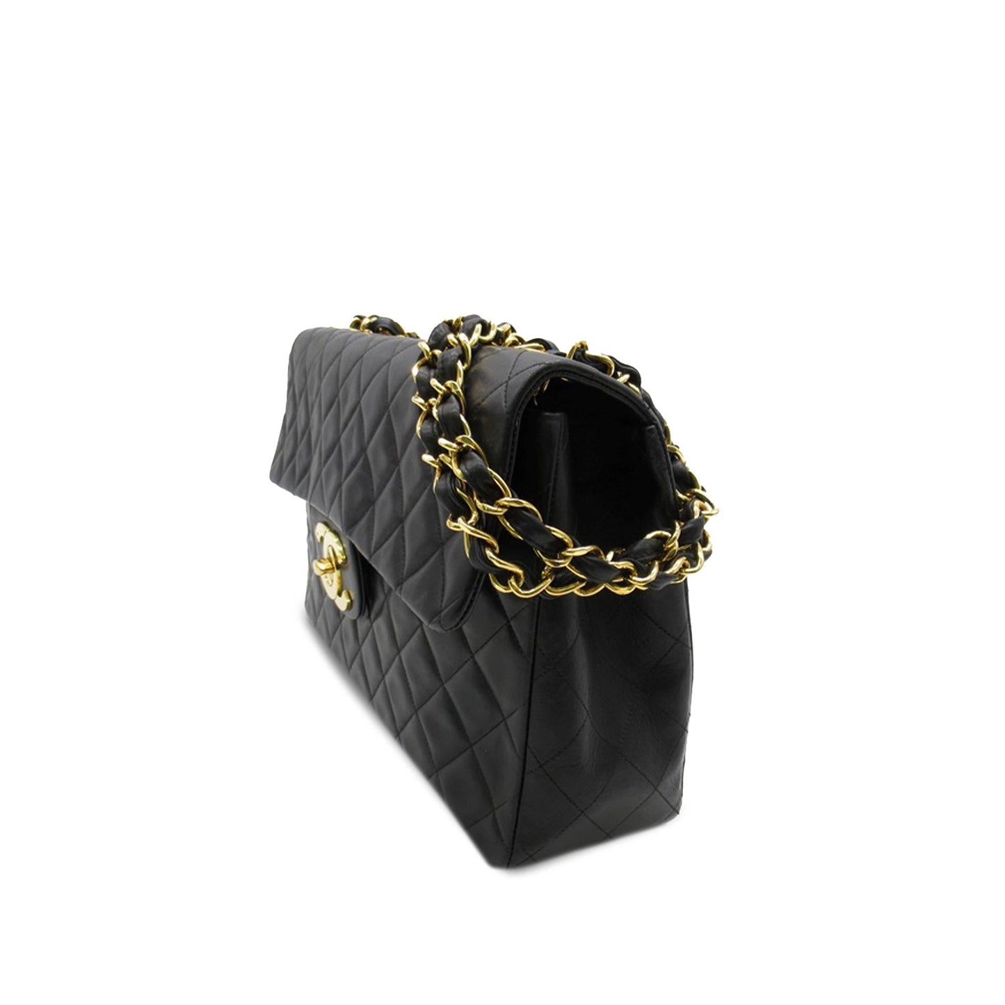 Chanel Jumbo XL Classic Lambskin Maxi Single Flap (SHG-yE27Fd) Shoulder Bag