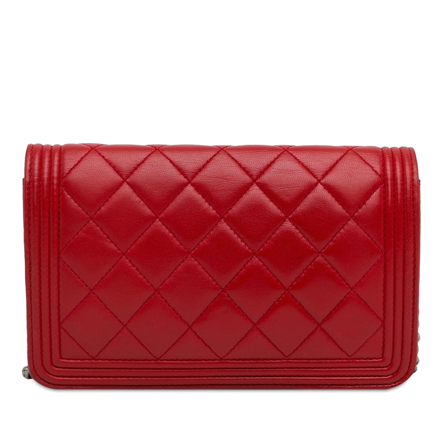 Chanel Lambskin Boy Wallet On Chain (SHG-ZKpWID) Crossbody